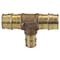 Apollo 3/4 in. x 3/4 in. x 1/2 in. Brass PEX-A Barb Reducing Tee Fitting EPXT343412 - alternate 4